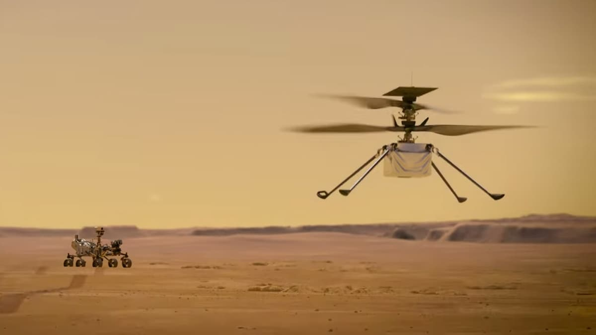 Марсианский вертолёт Ingenuity совершил девятый полёт — он преодолел рекордные 625 метров