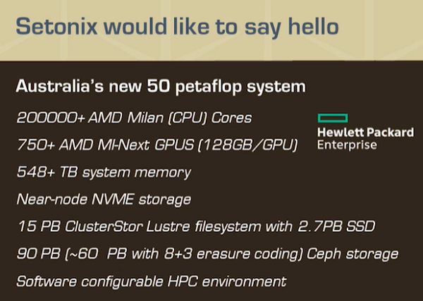 Основой Setonix станут решения