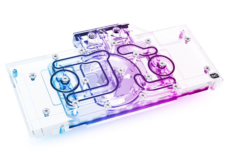 Alphacool introduced Eisblock Aurora Acryl GPX waterblock for AMD Radeon RX 6700 XT graphics cards