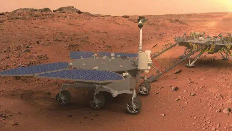 Китайский ровер проехал более 400 метров по поверхности Марса