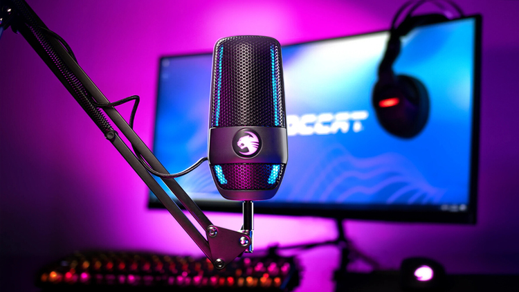 Roccat выпустила 100-долларовый микрофон Torch для стримеров со студийным качеством звука
