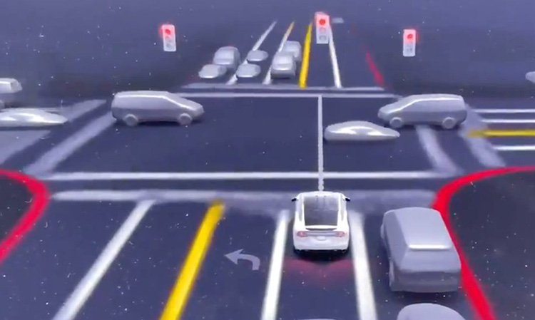 Автопилот Tesla сможет реагировать на указатели поворота других автомобилей