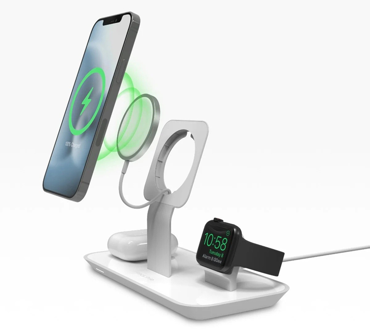 Mophie представила зарядку MagSafe «три в одном» для устройств Apple