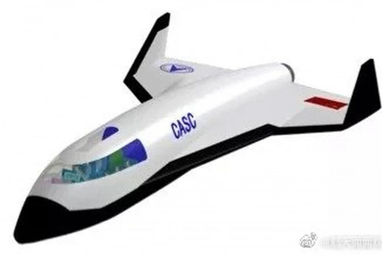 The reusable Chinese rocket was an early prototype of the American Shuttle  or Soviet Buran.