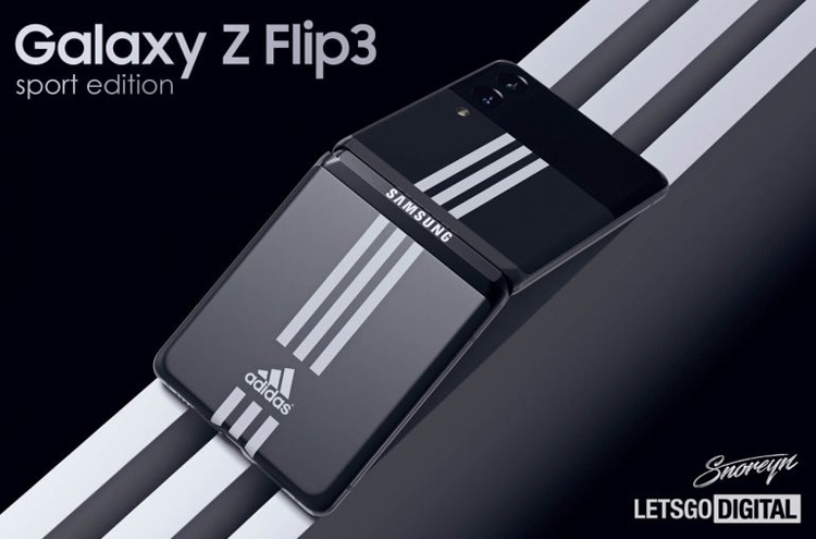 Концепт-рендер Galaxy Z Flip3 / здесь и ниже изображения LetsGoDigital / Snoreyn