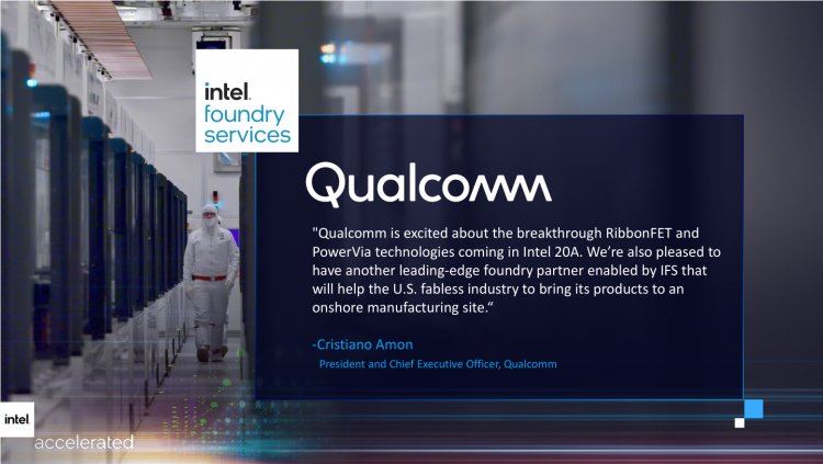 Intel назвала первых заказчиков, для которых будет делать чипы, — это Qualcomm и Amazon