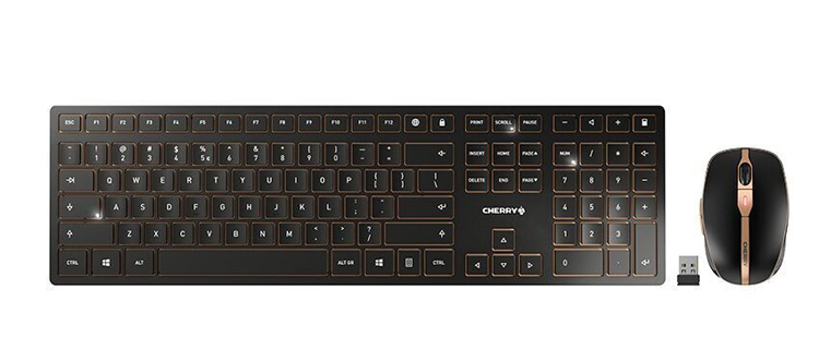 Cherry представила комплект DW 9100 Slim из беспроводной клавиатуры и мыши с элегантным дизайном
