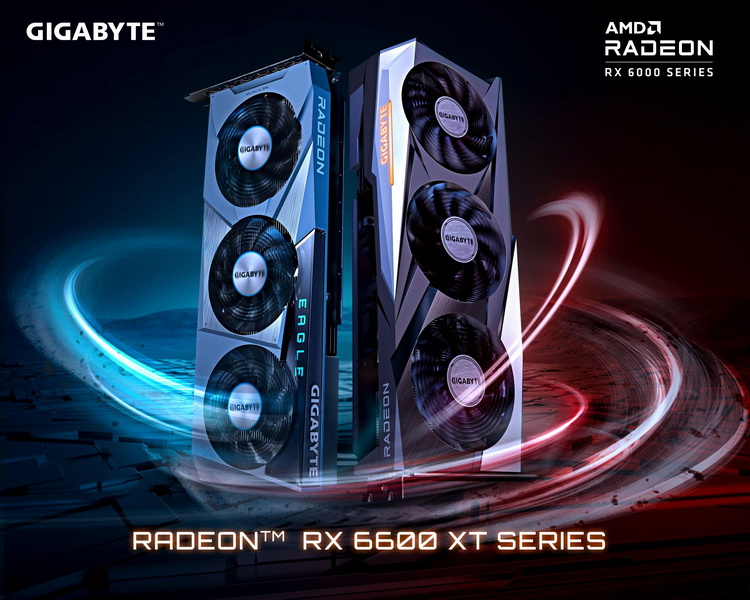 Gigabyte преждевременно показала свои варианты Radeon RX 6600 XT Gaming и Eagle