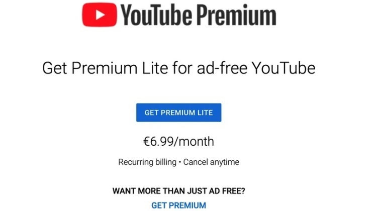 YouTube тестирует новую премиальную подписку, которая позволит смотреть видео без рекламы за меньшие деньги1