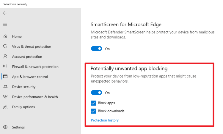 С августа Windows 10 начнёт автоматически блокировать «потенциально нежелательное ПО»