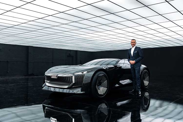 Audi представила концепт электрокара Skysphere с изменяемой длиной колёсной базы и полным автопилотом