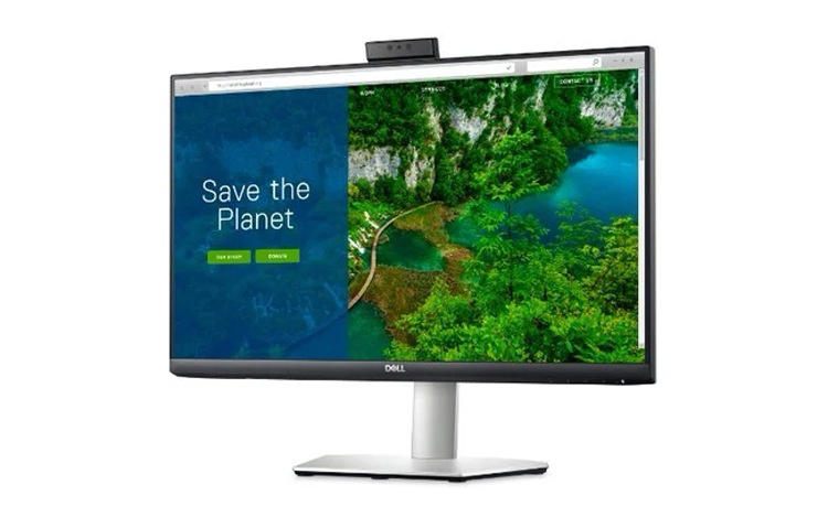 Dell представила монитор S2422HZ со встроенной веб-камерой, микрофоном и динамиками
