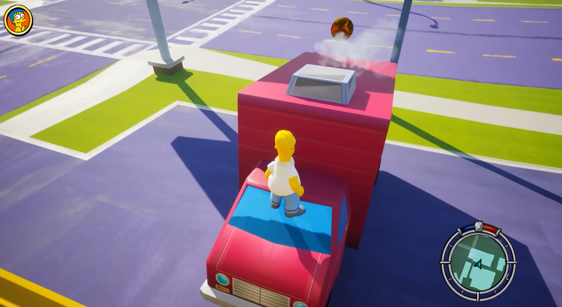 Видео: блогер за неделю создал ремастер The Simpsons Hit & Run на Unreal Engine 5