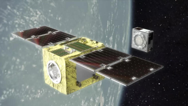 Космический уборщик Astroscale ELSA-d впервые испытан на орбите: система захвата мусора сработала