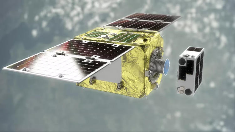 Космический уборщик Astroscale ELSA-d впервые испытан на орбите: система захвата мусора сработала