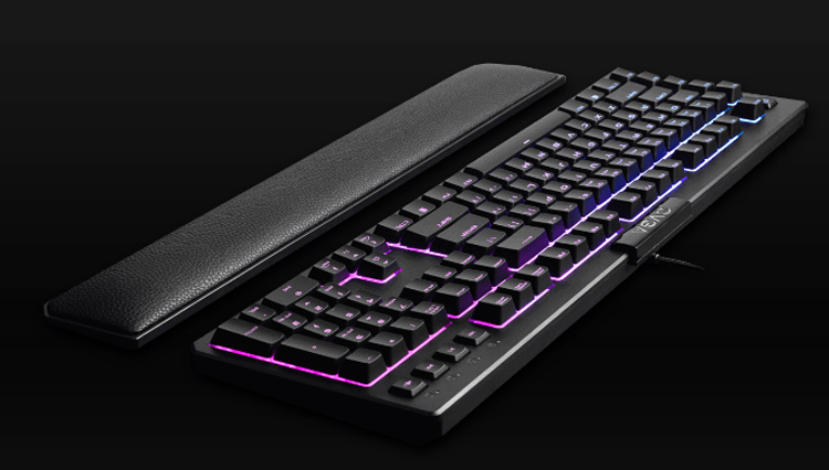 Представлена игровая клавиатура EVGA Z12 с защитой от брызг