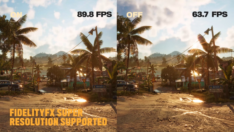 AMD shows 40% FPS increase in Far Cry 6 with FSR turned on