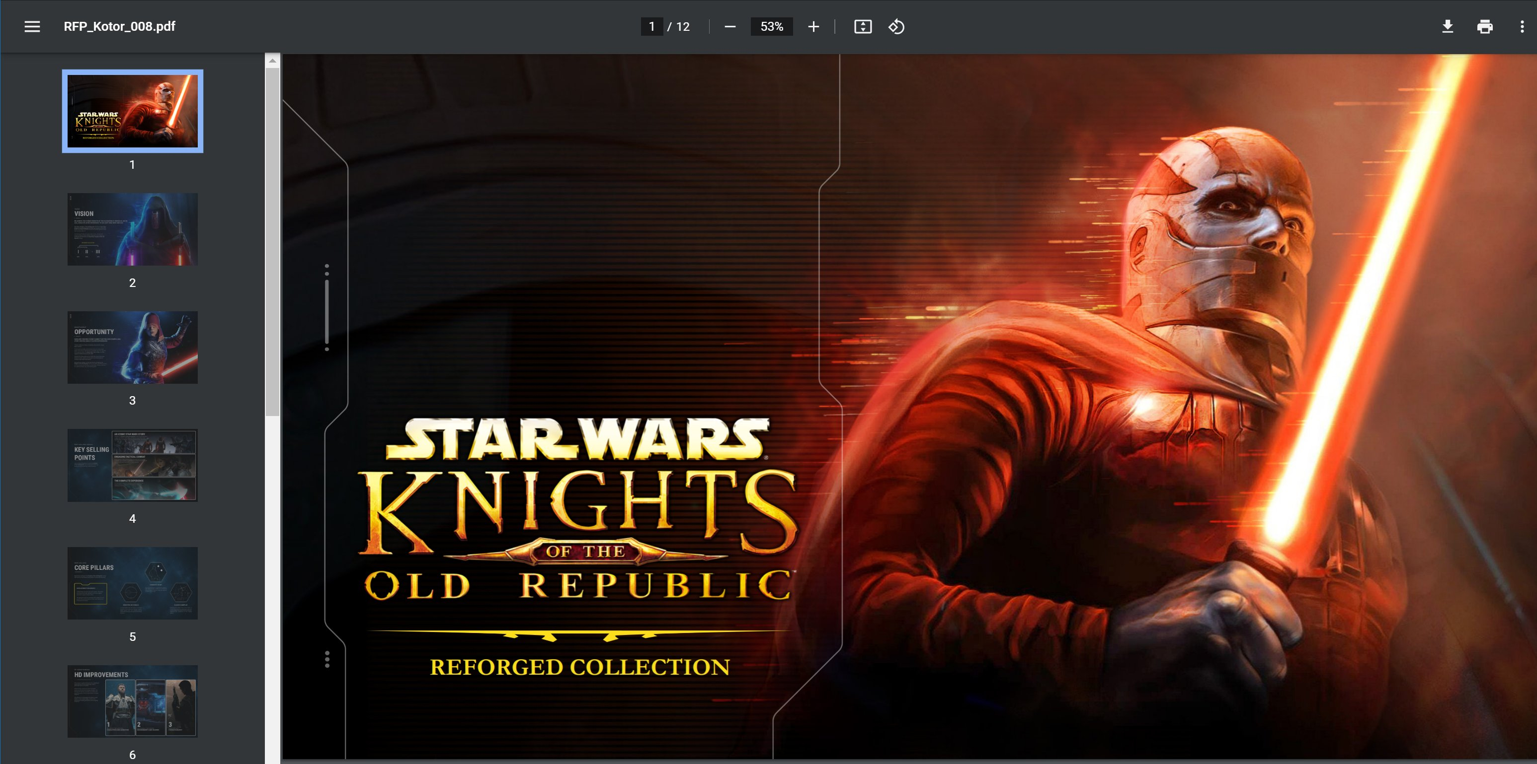 Сооснователь BioWare предлагал сделать ремастер двух частей Star Wars: Knights of the Old Republic