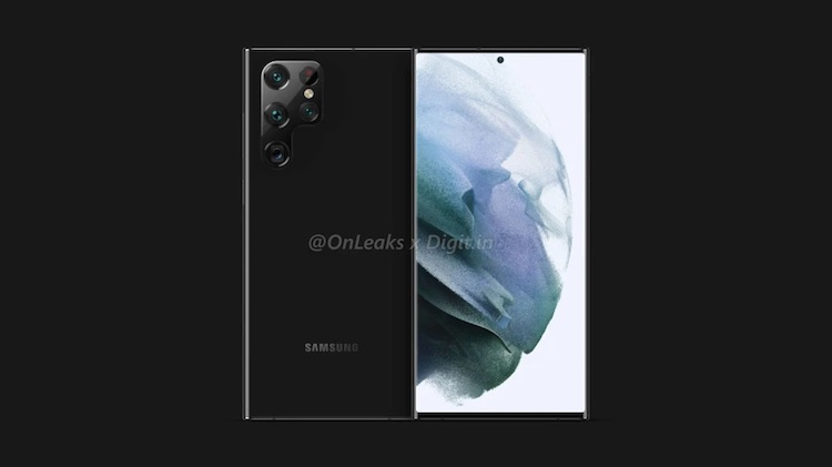 Samsung Galaxy S22 Ultra получит отсек со стилусом S Pen и странный дизайн тыльной камеры
