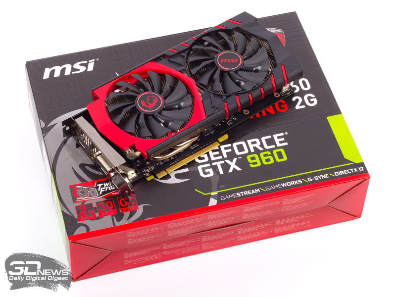  MSI GeForce GTX 960 GAMING 2G 