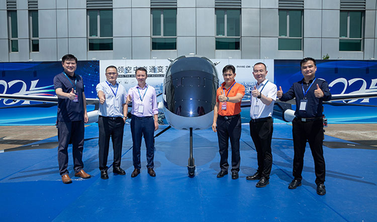 Региональное двухместное аэротакси VT-30 компании EHang представлено официально