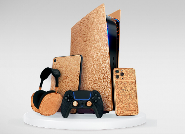 Золотая консоль Sony PlayStation 5 от Caviar обойдётся в 22 900 000 рублей