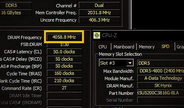 ADATA разогнала память DDR5 до рекордной частоты 8118 МГц
