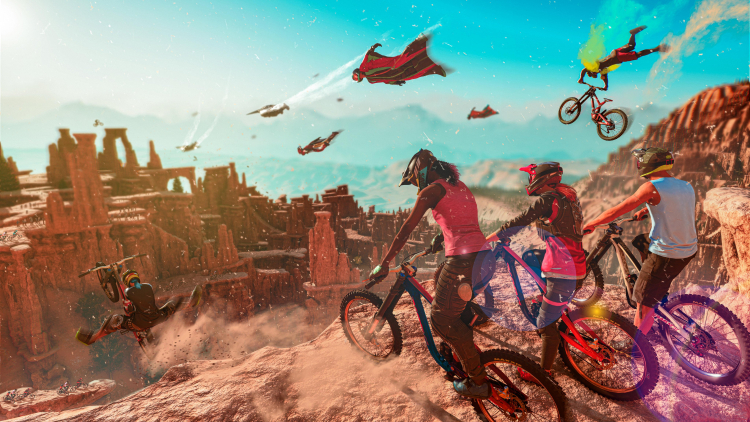 Сегодня в грядущую Riders Republic от Ubisoft можно поиграть бесплатно