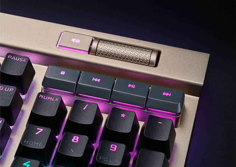 Corsair выпустила клавиатуру K100 RGB с оптико-механическими переключателями за $250