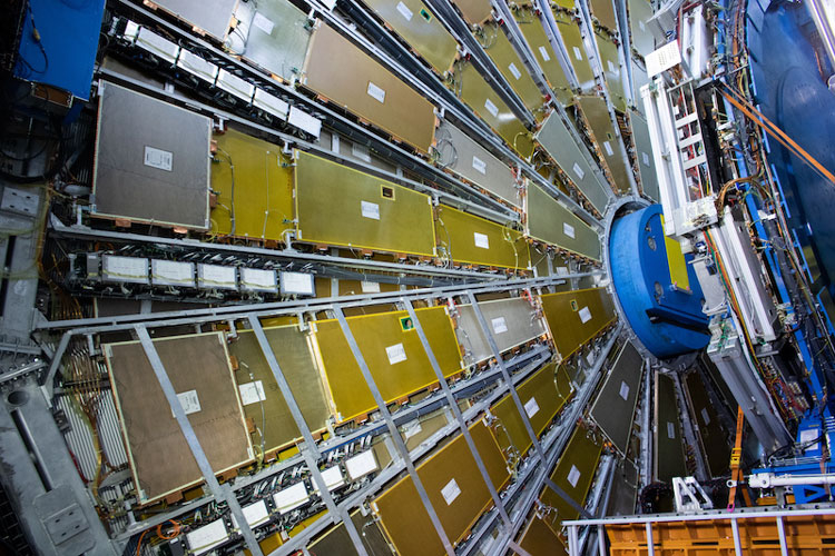 Датчик ATLAS, котрый получил данные для обнаружения бозона Хиггса. Источник изображения: CERN
