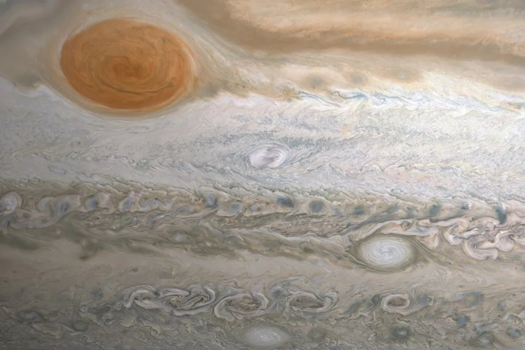  Большое красное пятно Юпитера / Изображение: NASA 