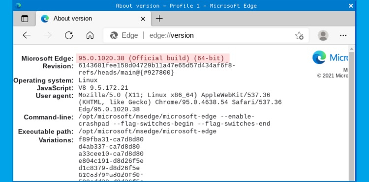 Microsoft выпустила первую стабильную сборку браузера Edge для Linux