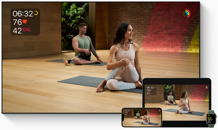 В России заработал сервис Apple Fitness для тренировок и медитаций