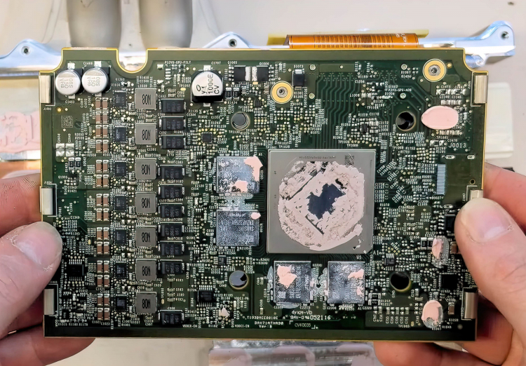  Видеокарта на базе AMD Navi 23 бортового компьютера Tesla 