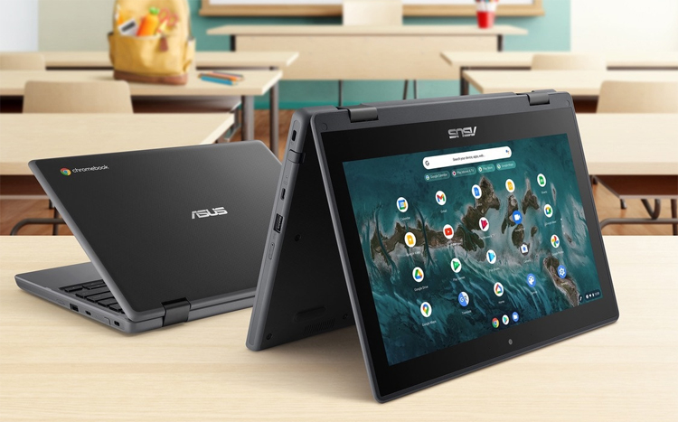 ASUS представила ноутбуки серии Chromebook CR1 для учащихся