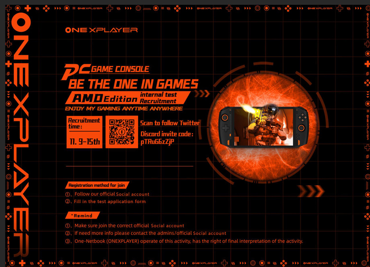 Представлена портативная консоль OneXplayer AMD Edition, которая сможет составить конкуренцию Valve Steam Deck