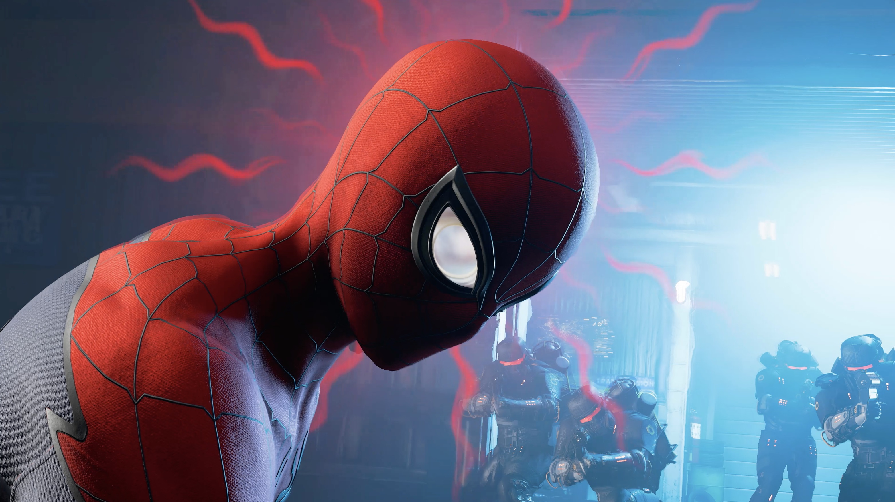 Мстители смотрят человека паука. Marvel Avengers Spider man DLC. Марвел авенджерс человек паук. Марвел Мстители игра человек паук. Человек паук Мстители эвенджерс.