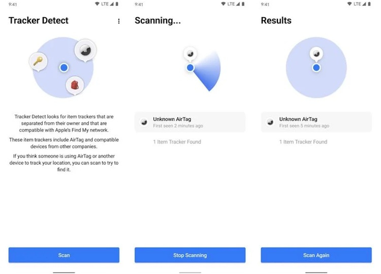 Apple выпустила Android-приложение для поиска трекеров AirTag