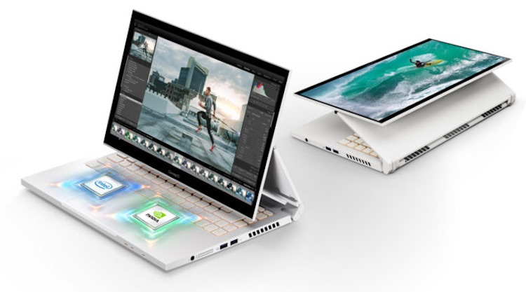 Acer представила ноутбук-трансформер ConceptD 3 Ezel для творчества на Tiger Lake и GeForce RTX 3050 Ti