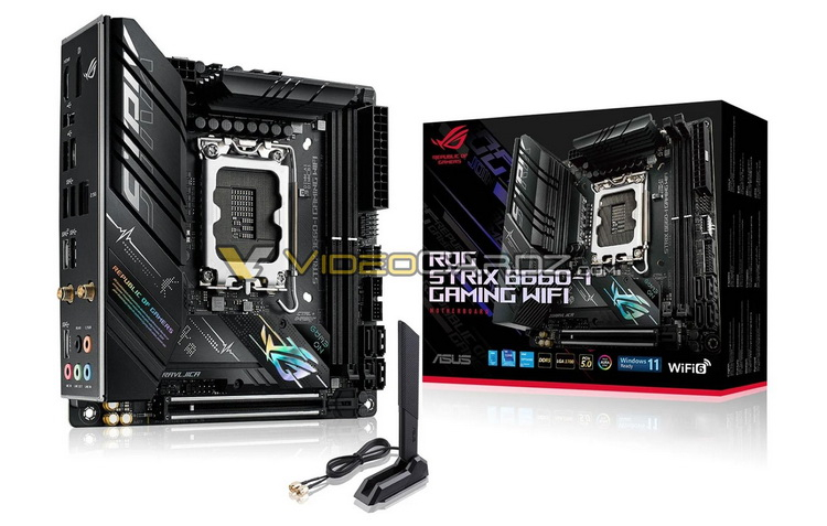 ASUS ROG Strix B660-I WIFI. Источник изображения: VideoCardz