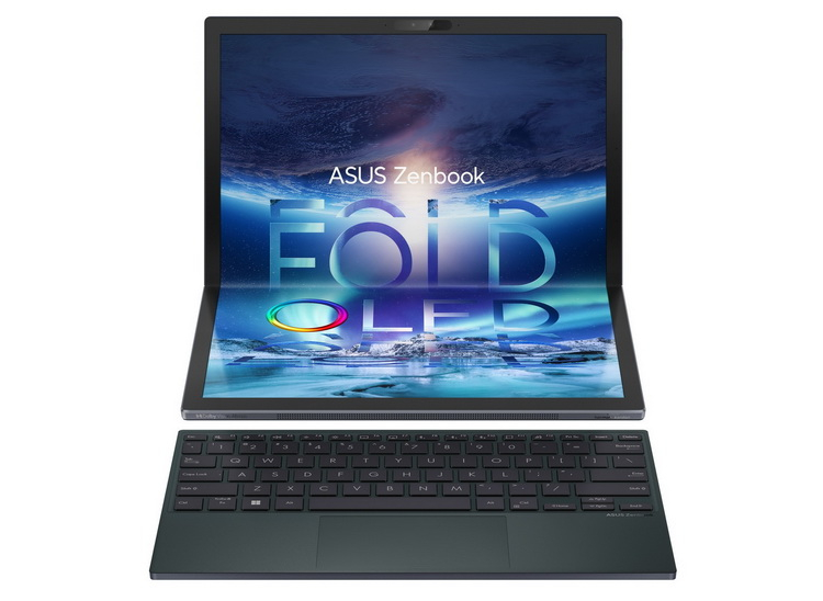 ASUS представила Zenbook 17 Fold OLED — гибрид ноутбука и планшета с огромным гибким OLED-экраном