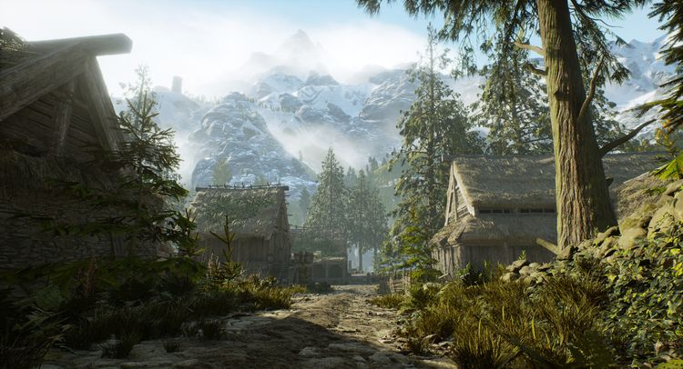 Видео: энтузиаст показал деревню Ривервуд из TES V: Skyrim на Unreal Engine 5