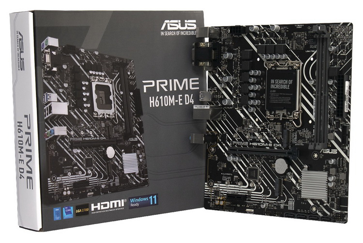 Выяснились цены на платы ASUS на чипсетах Intel H610 и B660 — от $121