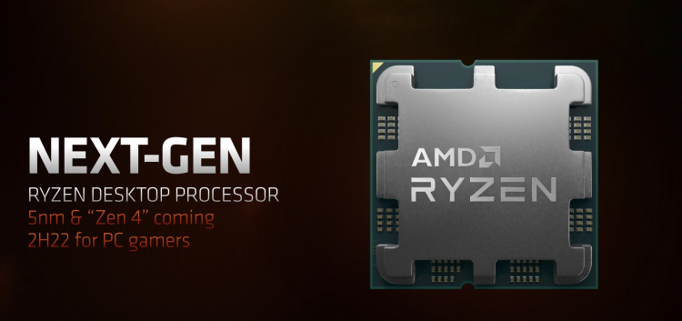 AMD показала процессор Ryzen на архитектуре Zen 4 — 5-нм техпроцесс, 5 ГГц, сокет AM5, поддержка DDR5 и PCIe 5.0