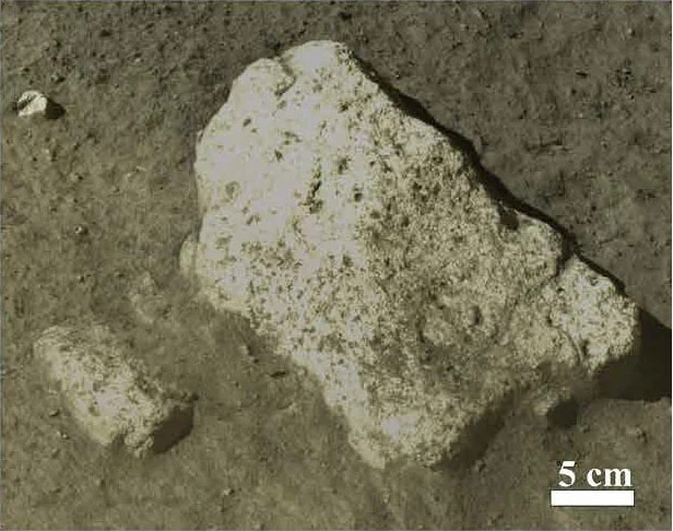 Более крупное изображение породы и учстка грунта / источник изображения: science.org