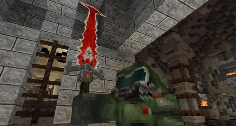 Вышел бесплатный мод Doomed: Demons of the Nether, превращающий Minecraft в Doom