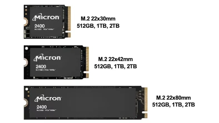 Micron начала поставки первых SSD на базе 176-слойной памяти QLC — скорость чтения до 4500 Мбайт/с