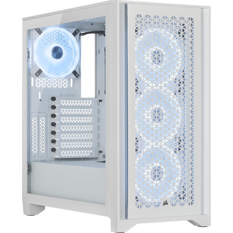 Corsair представила белоснежный ПК-корпус iCUE 4000D RGB Airflow QL Edition