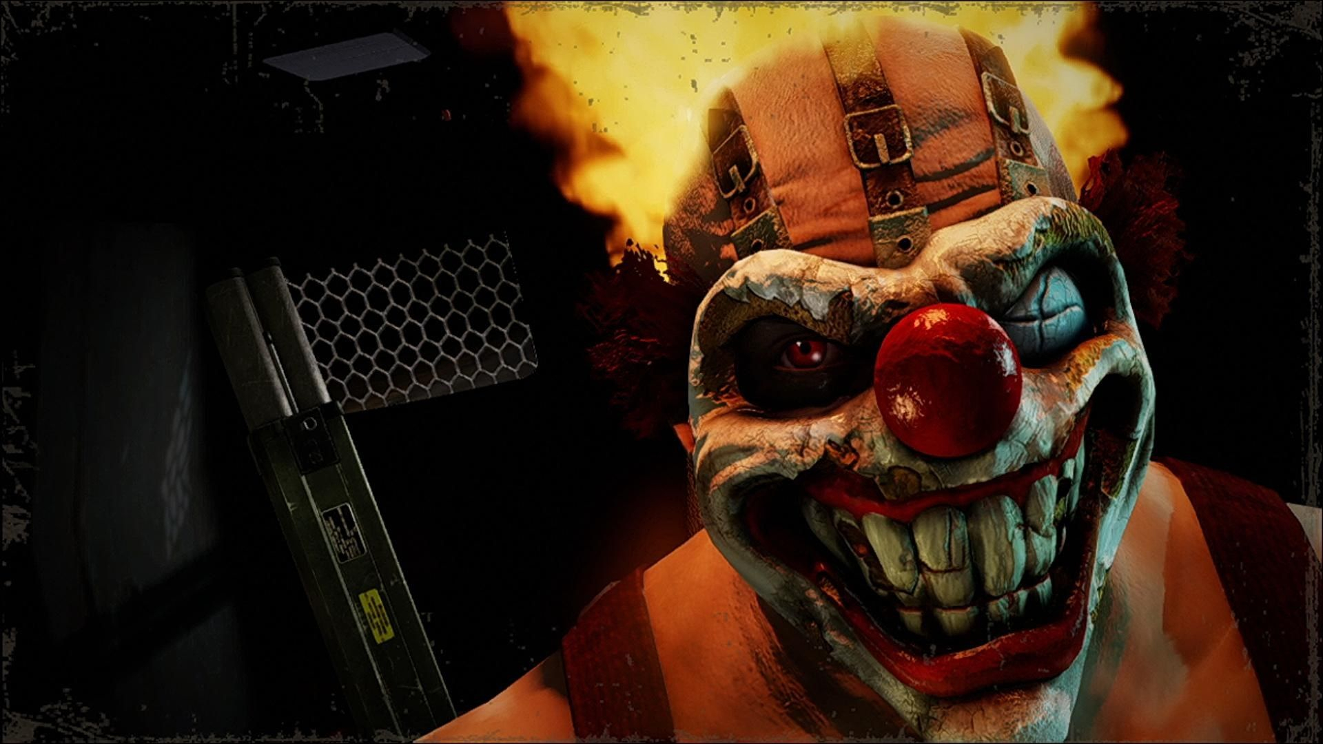 Игра клоун. Twisted Metal игра 2012.