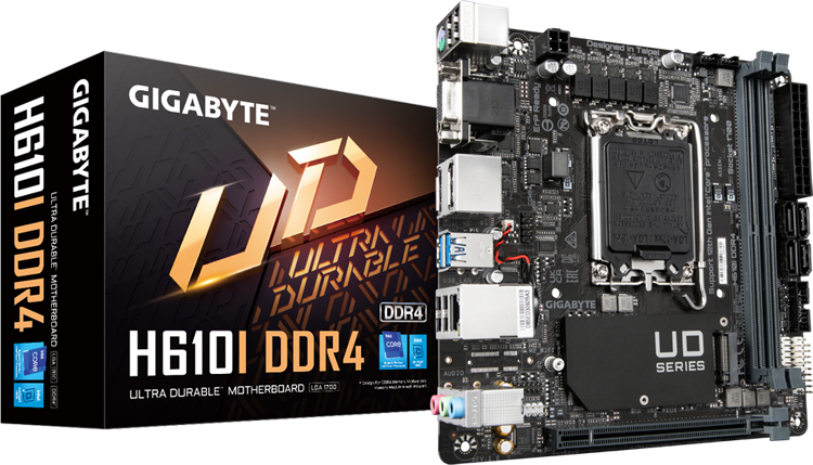 Gigabyte представила плату H610I DDR4 формата Mini-ITX с поддержкой чипов Intel Alder Lake